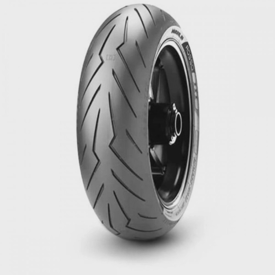 Pneu Traseiro Para Moto Pirelli Aro 14 100/90-14M/C 57P Diablo Rosso Scooter