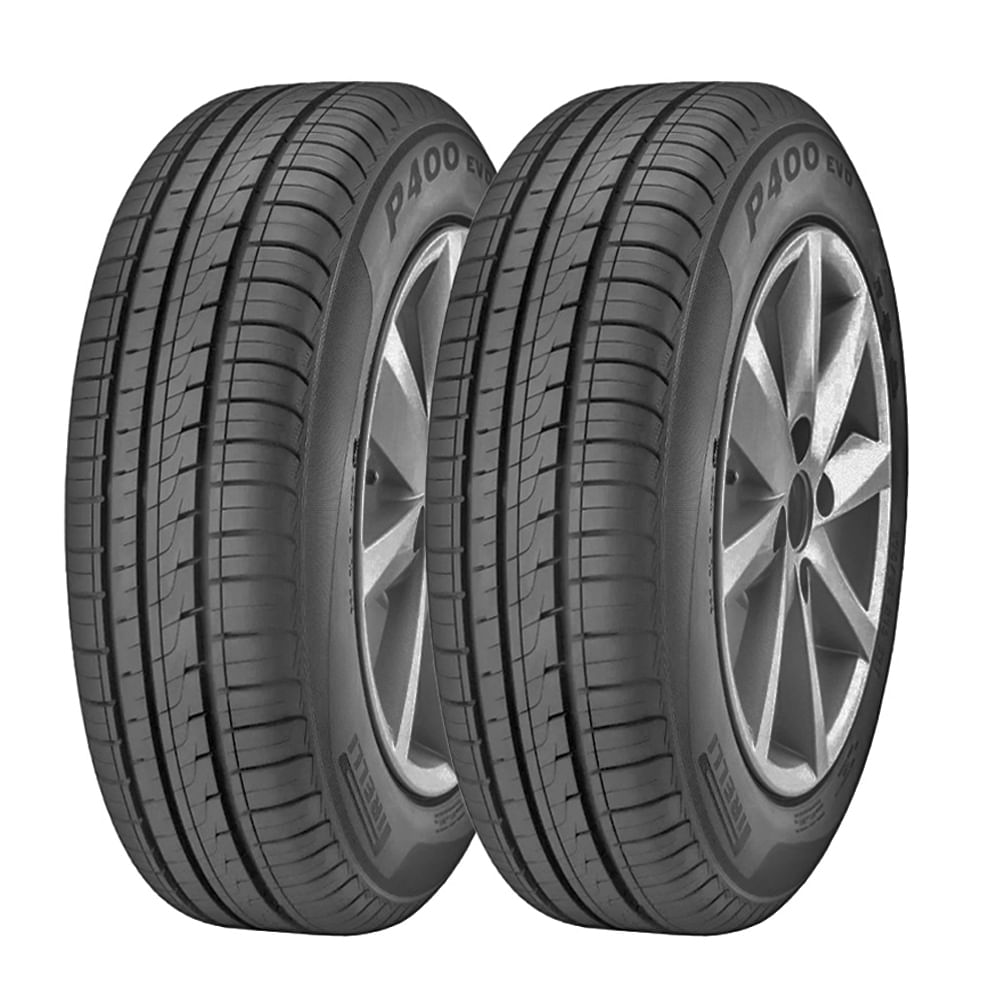 Kit 2 Pneus Aro 14 Pirelli P400Ev (Ks) 185/65R14 86T
