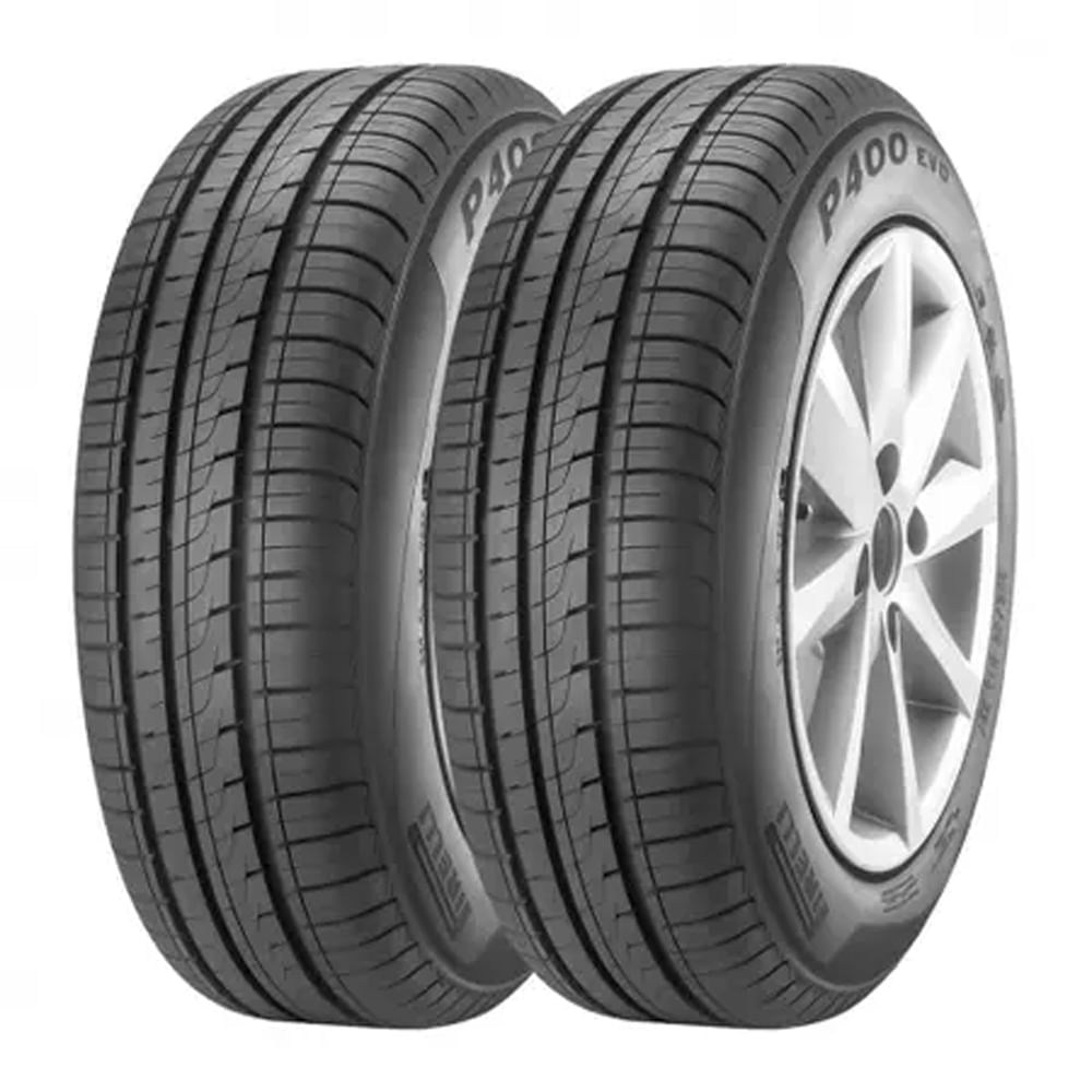Kit 2 Pneus Aro 14 Pirelli P400 Evo 185/70R14 88T